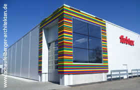 Farbtex Freiburg - Gewerbearchitektur